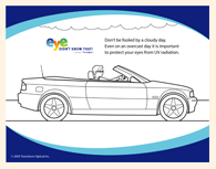 Driving Coloring Page